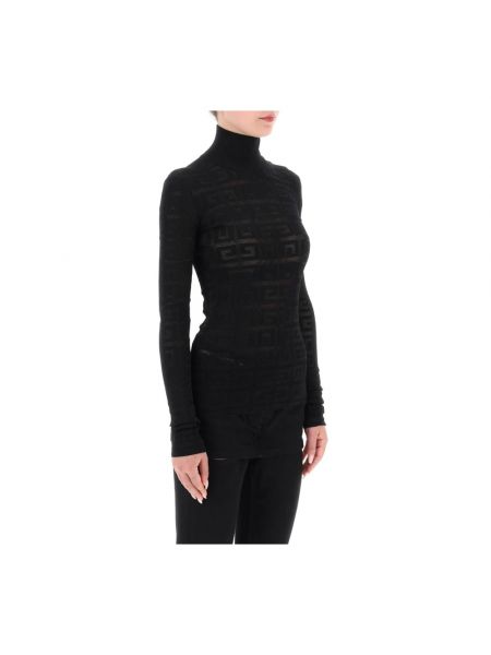 Jersey cuello alto de punto Givenchy negro