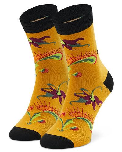 Ponožky s potlačou Vans žltá