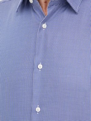 Koszula slim fit bawełniana Boss niebieska