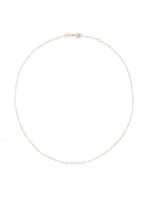 Z růžového zlata náhrdelník s korálky Gigi Clozeau