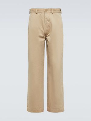 Pantaloni chino cu talie joasă din bumbac Polo Ralph Lauren bej