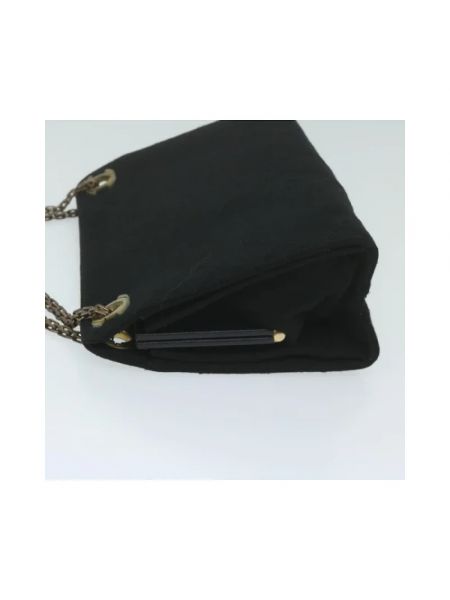 Bolsa de hombro retro Chanel Vintage negro