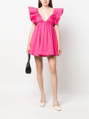 Koktejlové šaty For Love & Lemons růžové