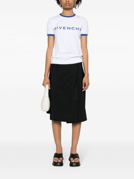 Kokvilnas t-krekls ar apdruku Givenchy