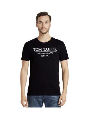Camiseta manga corta Tom Tailor negro
