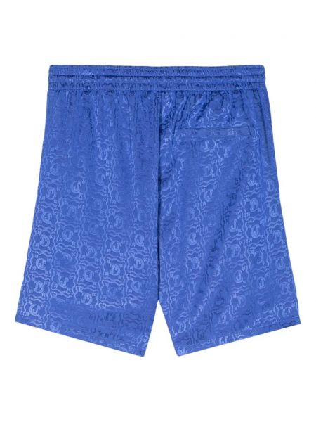 Shorts de sport en jacquard Just Cavalli bleu