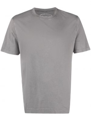 T-shirt con scollo tondo Fedeli grigio