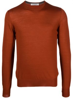 Sweter wełniany Fileria pomarańczowy