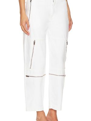 Pantaloni cargo Etica bianco