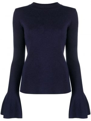 Pletený sveter Destree modrá