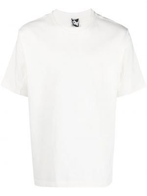 T-shirt en coton avec manches courtes Gr10k blanc