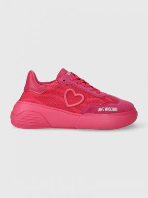 Tenisky Love Moschino růžové