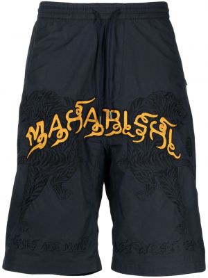 Shorts mit stickerei Maharishi blau