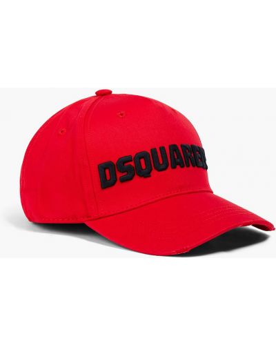 Cappello con visiera Dsquared2, rosso