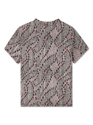 Koszulka z nadrukiem w abstrakcyjne wzory Eckhaus Latta