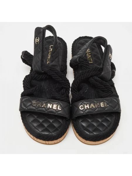 Sandalias de cuero Chanel Vintage