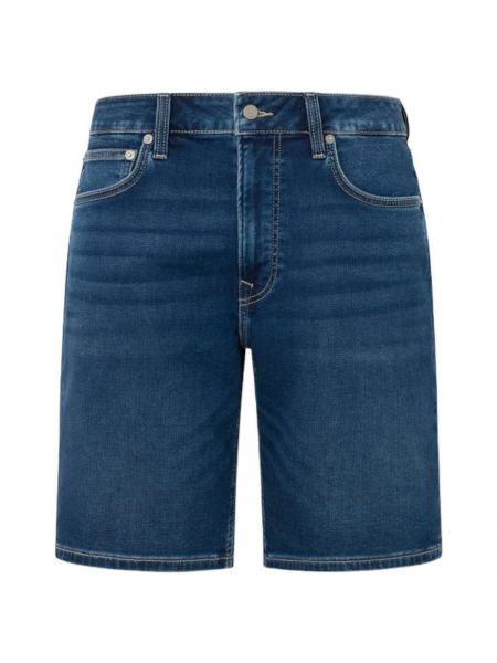 Kratke traper hlače Pepe Jeans plava