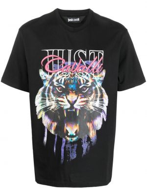 T-shirt Just Cavalli svart