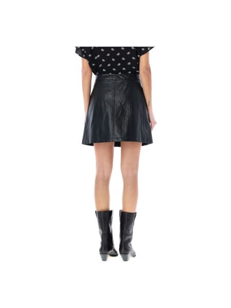 Mini falda con botones A.p.c. negro