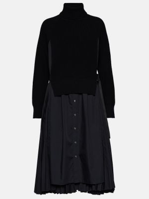 Rochie midi Sacai negru