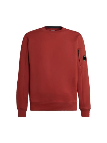 Sweatshirt mit rundem ausschnitt C.p. Company rot