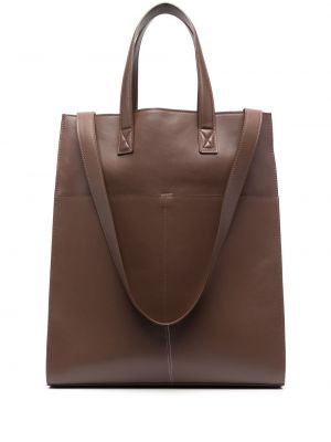 Leder shopper handtasche Marsèll braun