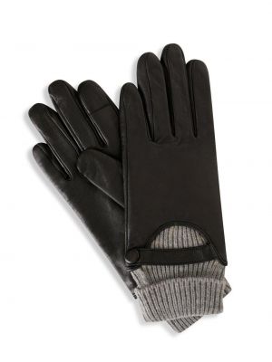 Кожаные перчатки Barney's Originals черные