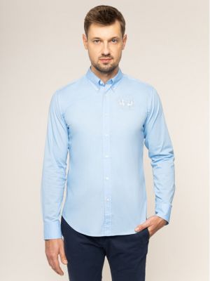 Риза La Martina синьо