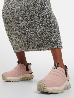 Pehely nylon sneakers Moncler rózsaszín