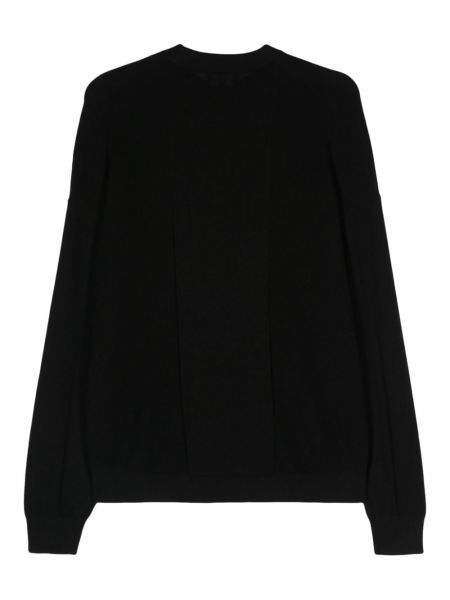 Bavlněný svetr Emporio Armani černý