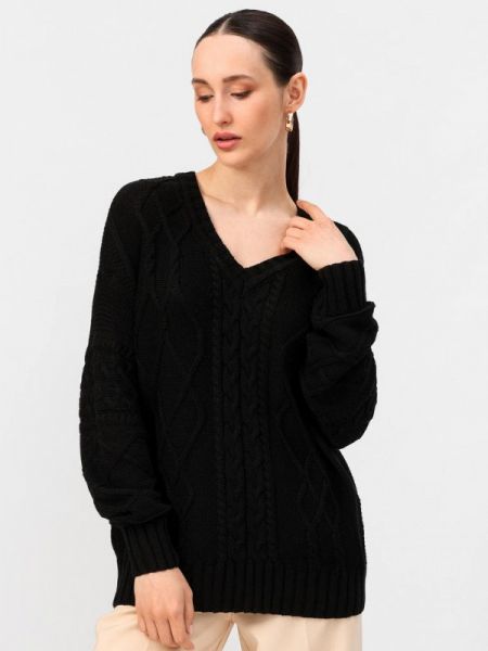 Пуловер Vivawool черный