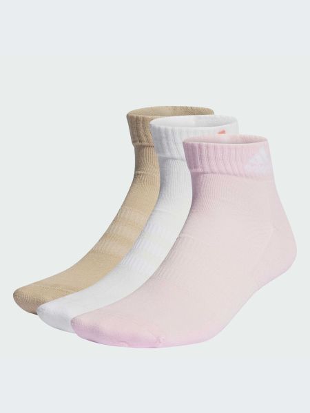 Бавовняні шкарпетки Adidas рожеві