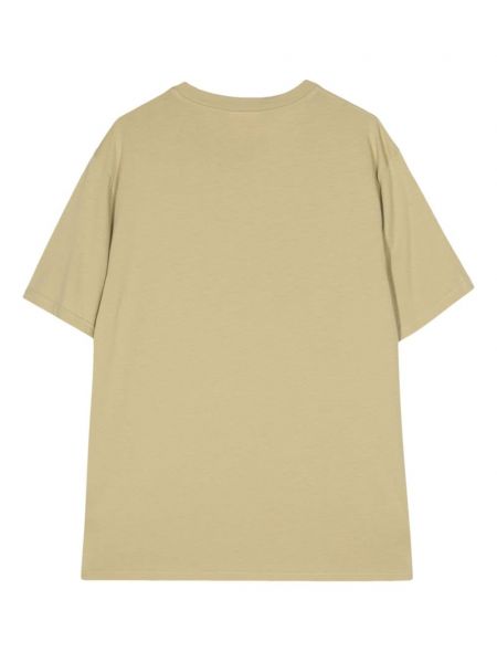 Kokvilnas t-krekls ar apdruku Maison Kitsuné brūns