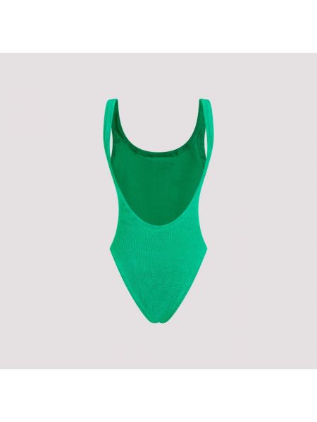 Stroj kąpielowy jednoczęściowy Hunza G zielony