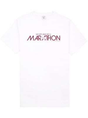 T-shirt Sporty & Rich bianco