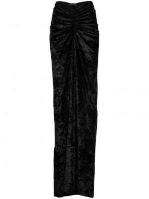 Zamatová sukňa Atlein čierna
