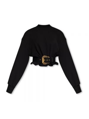 Oversize sweatshirt Versace Jeans Couture schwarz