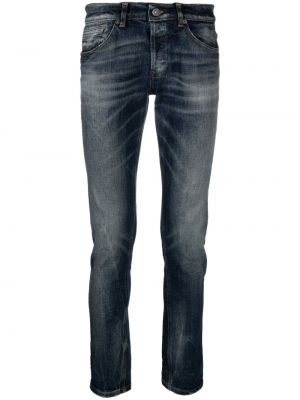 Skinny džíny s nízkým pasem Dondup modré