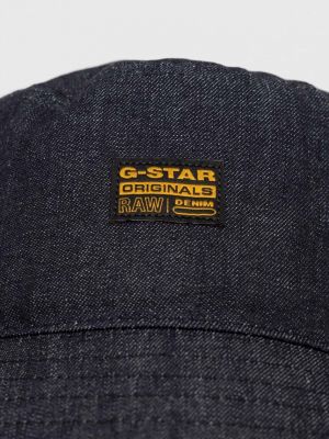 Pamučni šešir s uzorkom zvijezda G-star Raw plava