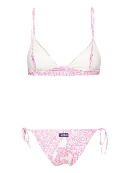Bikini mit print mit paisleymuster Mc2 Saint Barth pink