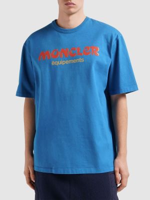 Kokvilnas t-krekls Moncler Genius