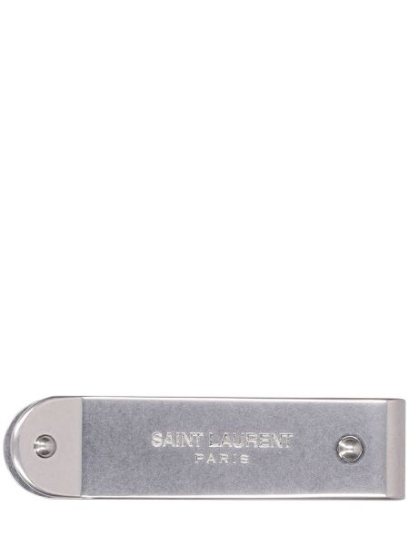 Peněženka Saint Laurent stříbrná