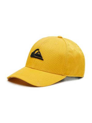 Cappello con visiera Quiksilver giallo