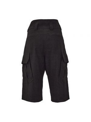 Pantalones cortos cargo de seda Givenchy negro
