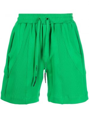 Pantaloni scurți din bumbac Styland verde