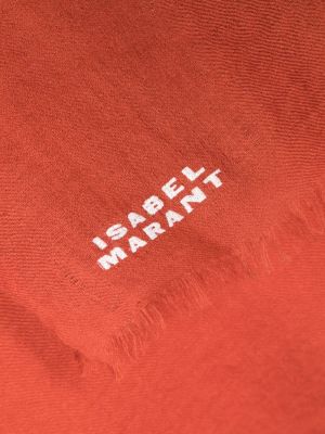 Kašmírový šál Isabel Marant oranžový