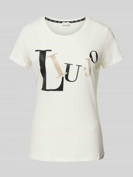 Koszulka z nadrukiem Liu Jo White biała