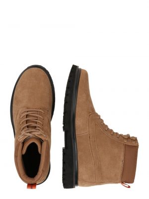 Ботинки на шнуровке Calvin Klein коричневые