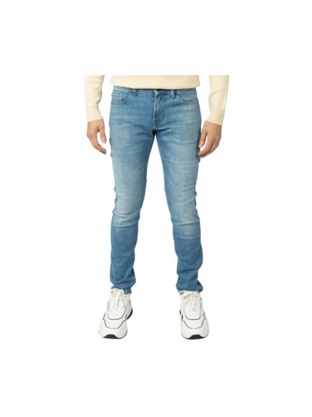 Slim fit stretch-jeans 7 For All Mankind blau