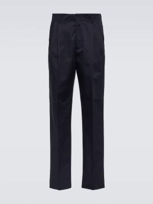 Pantalones chinos de algodón Lardini azul